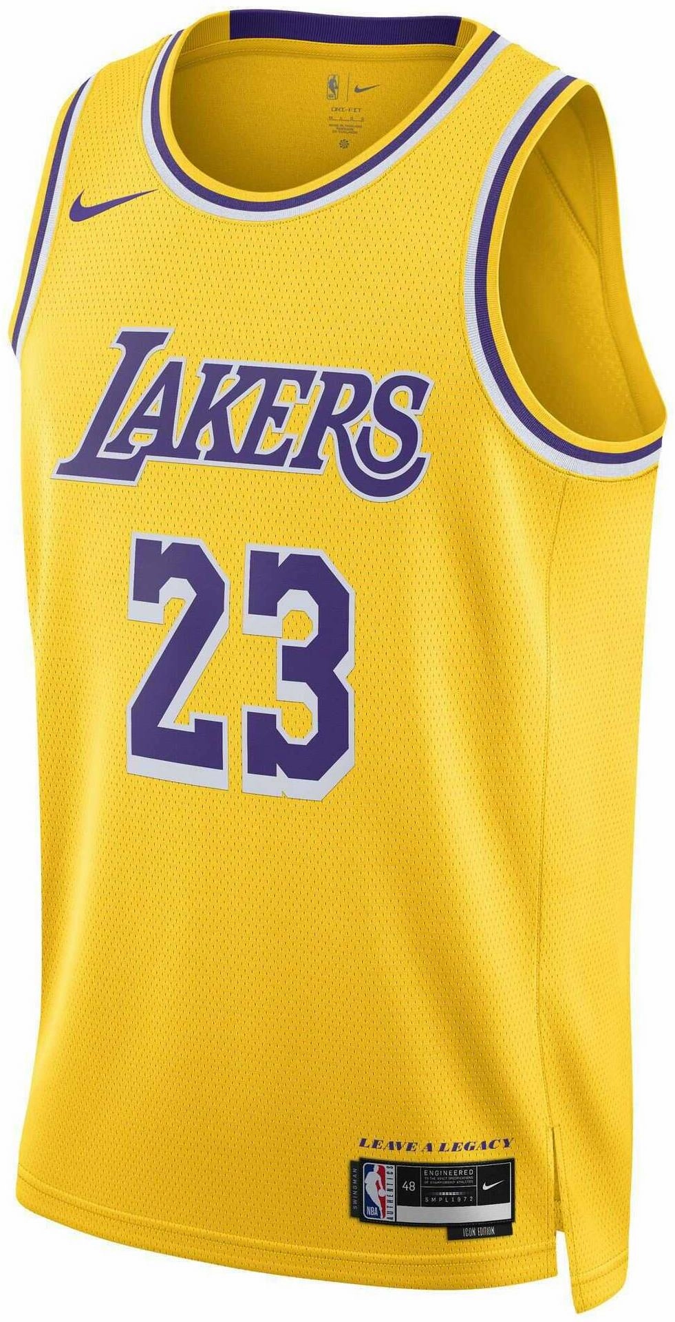 Fashion trends Men's NBA Los Angeles Lakers 2022/23 Icon Edition Swingman Jersey Comfort-focused