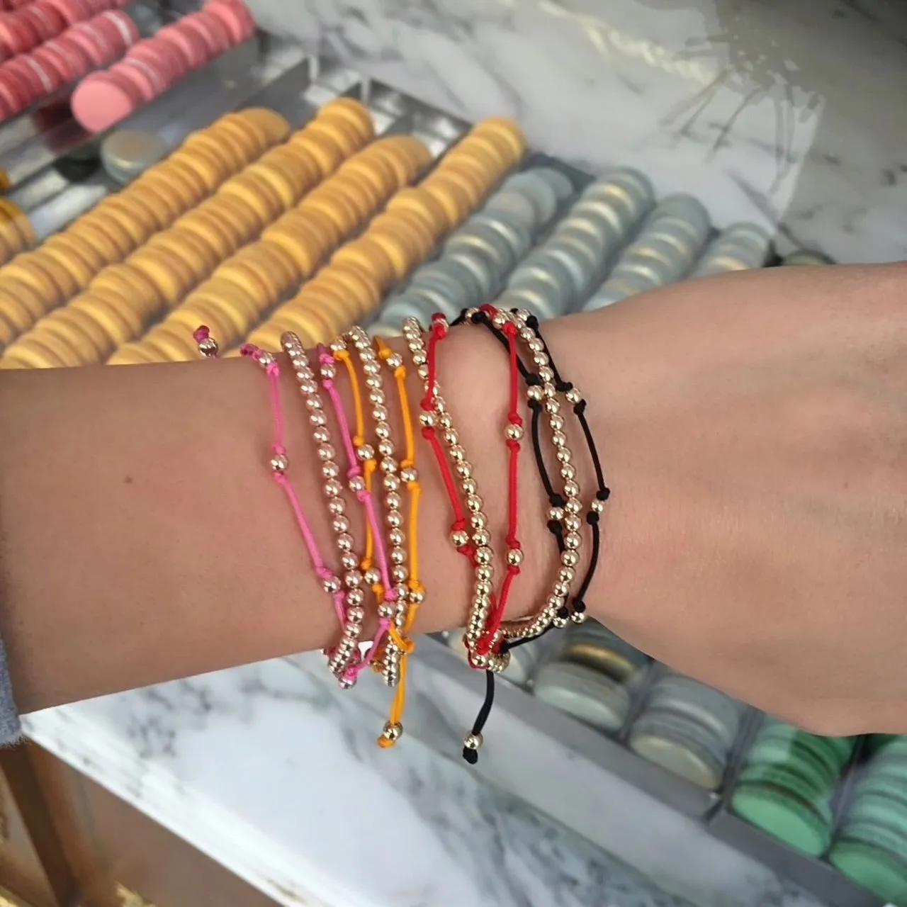 Black Trio Fortune Bracelet
