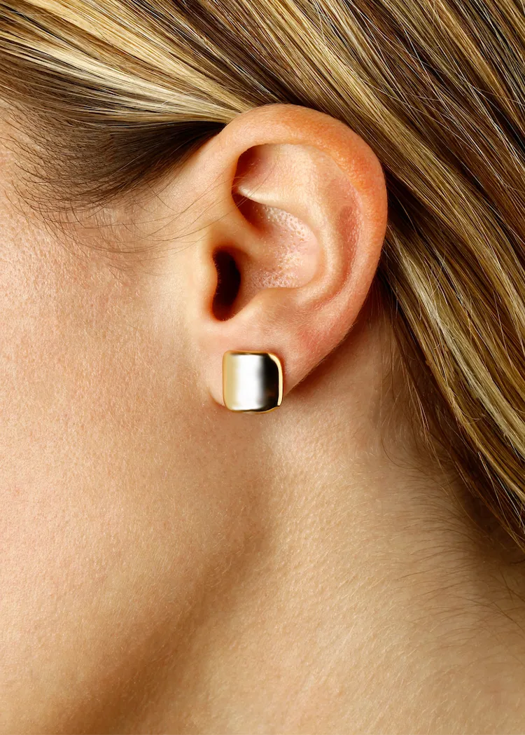 Carla Corp | 14k 10mm Inverted Square