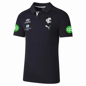 Casual Men's AFL Carlton Blues Football Club 2025 Team Polo High-quality