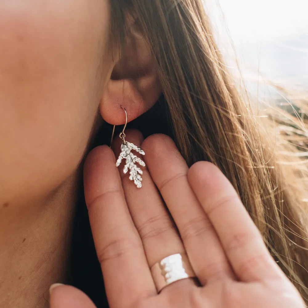 Cedar Drop Earrings
