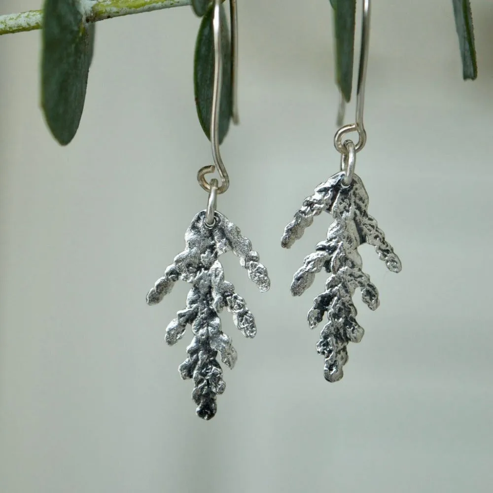 Cedar Drop Earrings