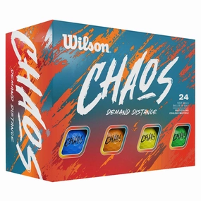 Chaos Colour Golf Balls (24 Pack) Trendy picks Classic fashion