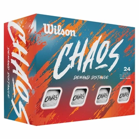 Chaos White Golf Balls (24 Pack) Modern Fashion-forward