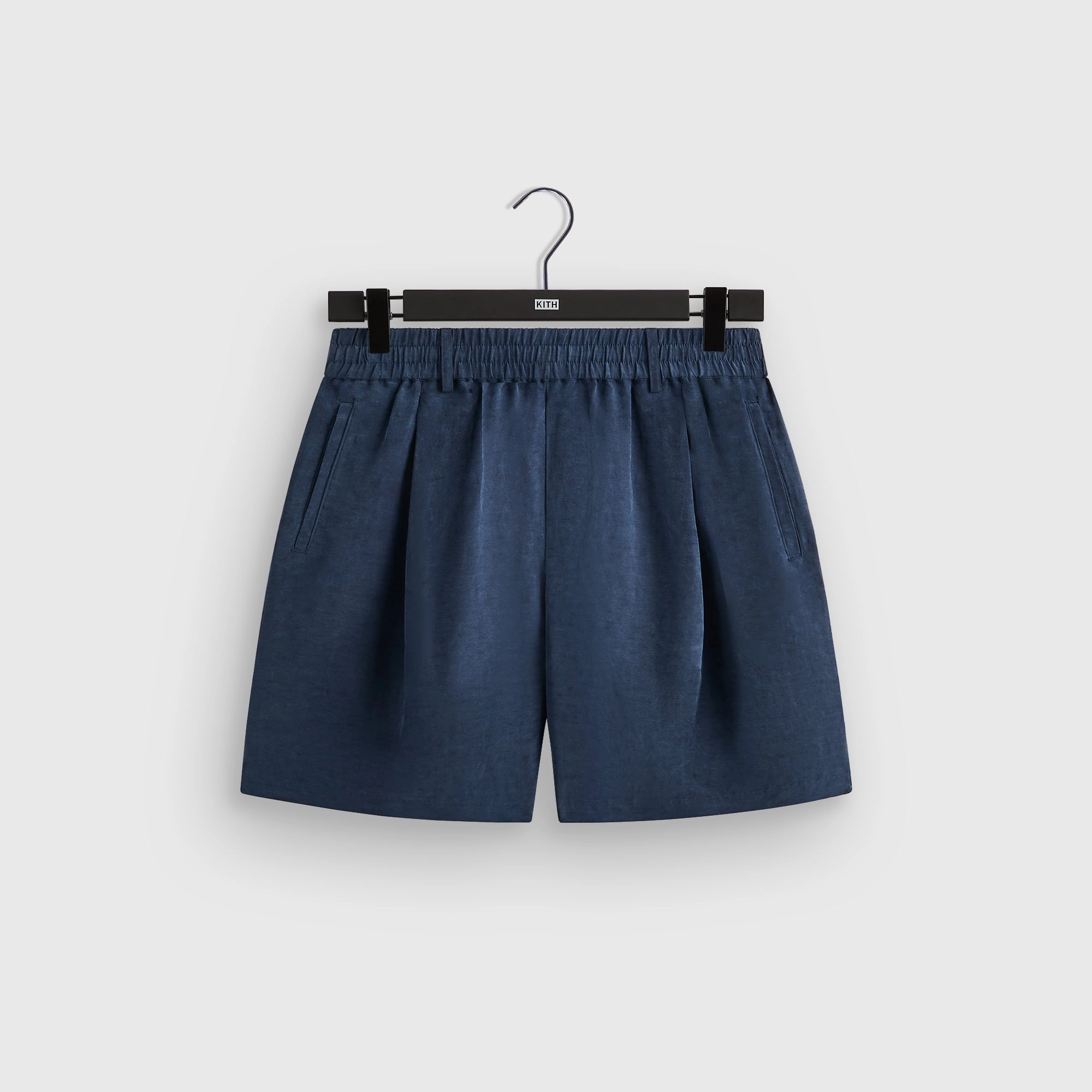 Optimistic Kith Cupro Linen Jude Short - Nocturnal Sleek