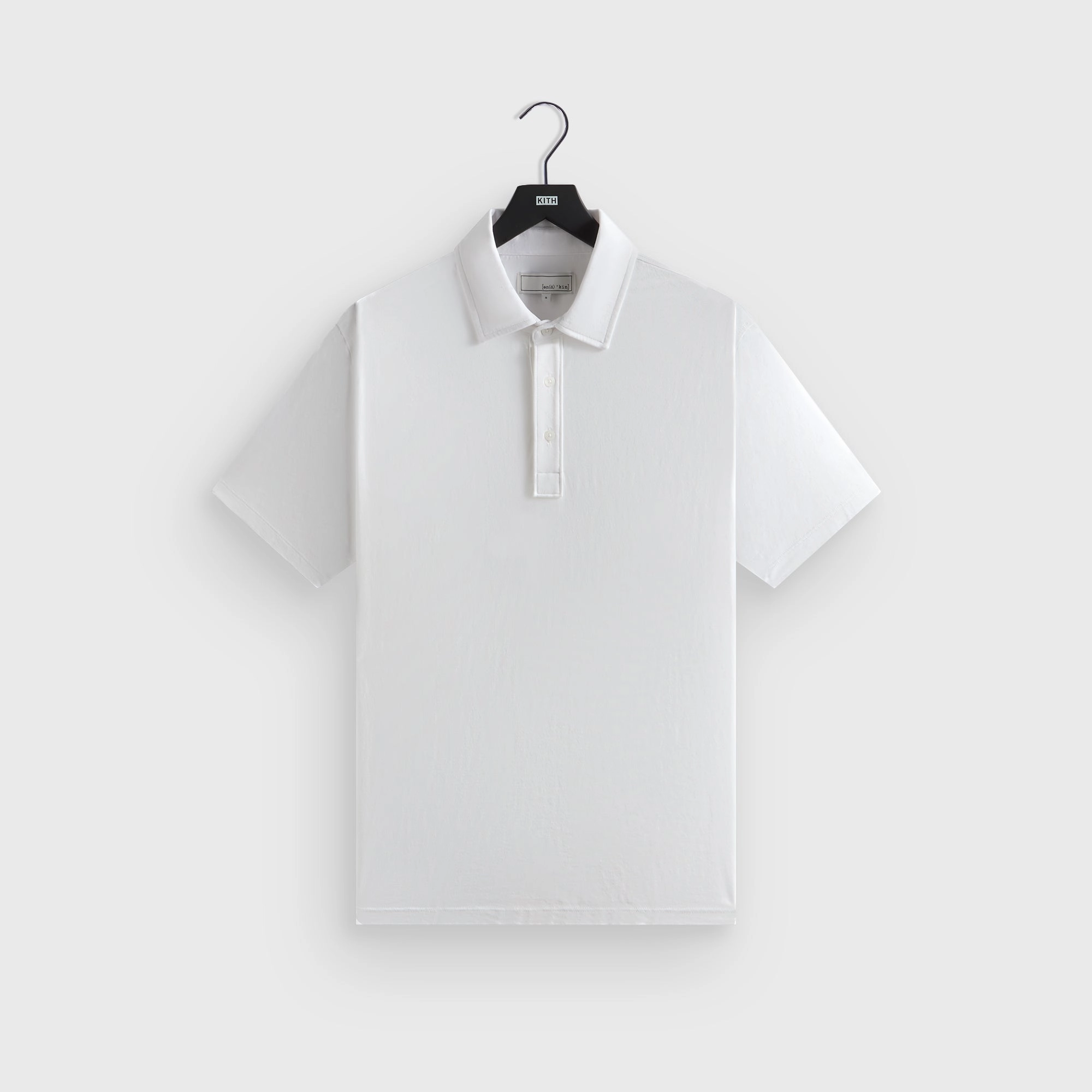 &Kin Pima Jersey Short Sleeve Heathrow Polo - White Well-made Appealing