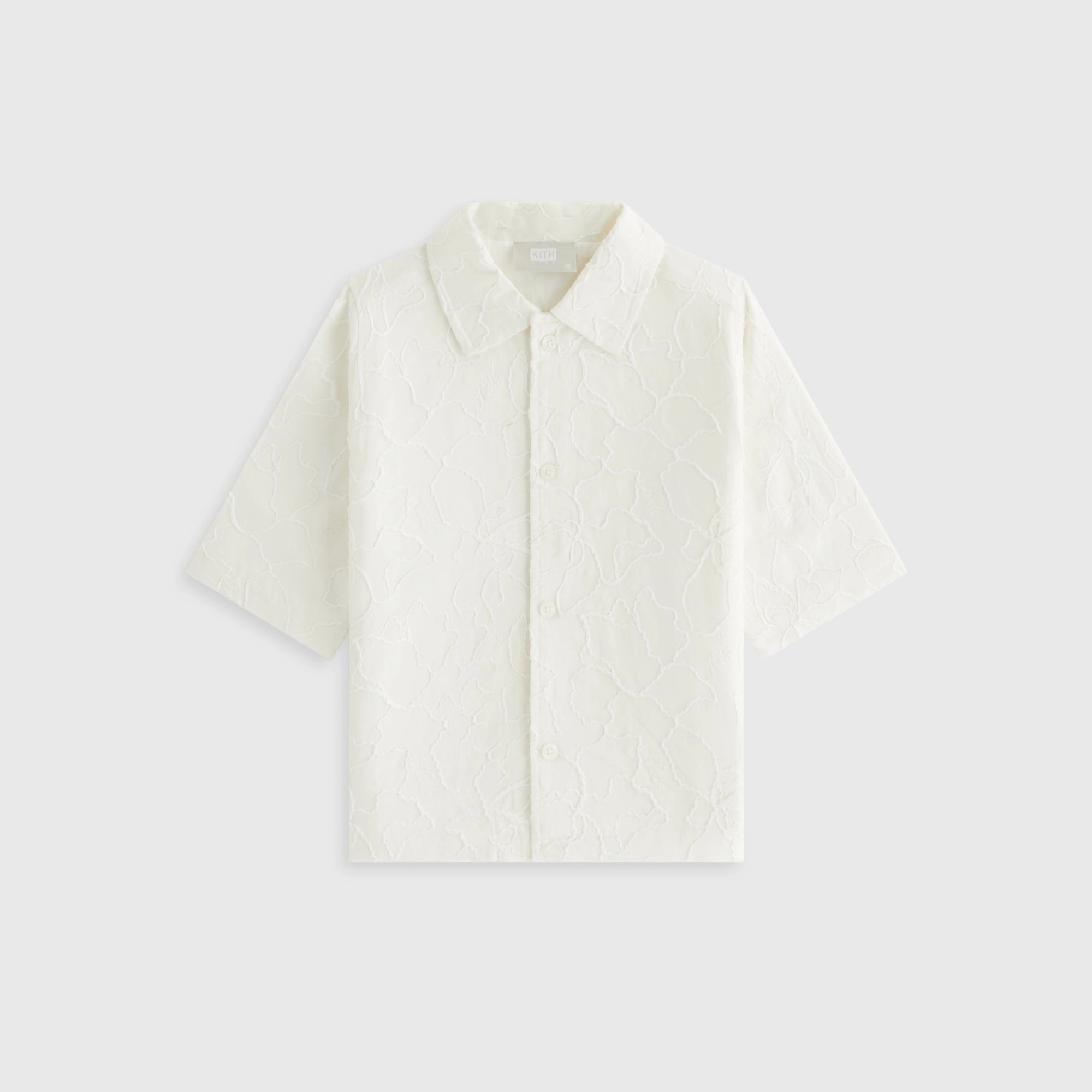 Long-lasting Kith Kids Iris Bennet Camp Shirt - Sandrift High-quality