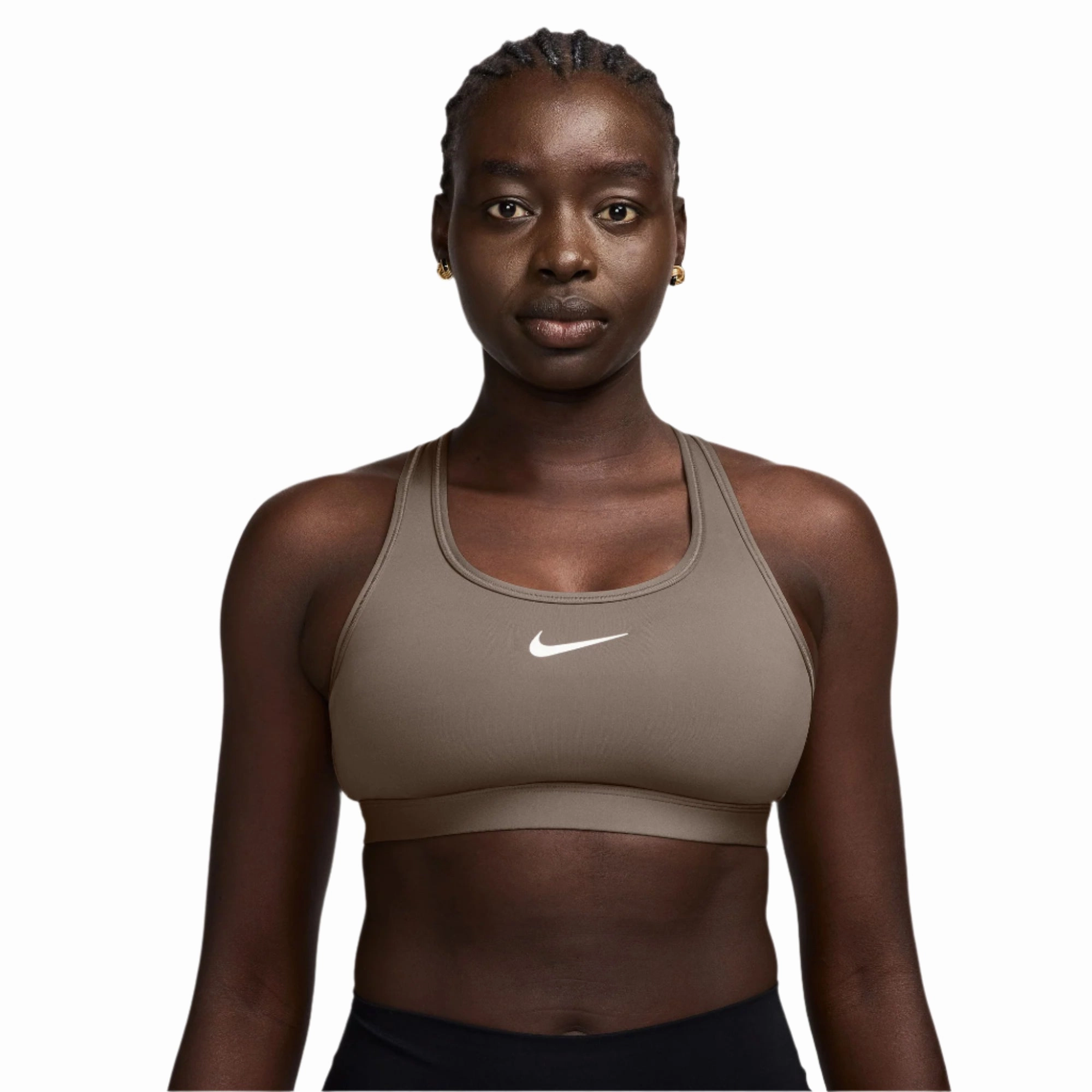 Women's Swoosh Medium Support Padded Sports Bra Comfortable Minimalist