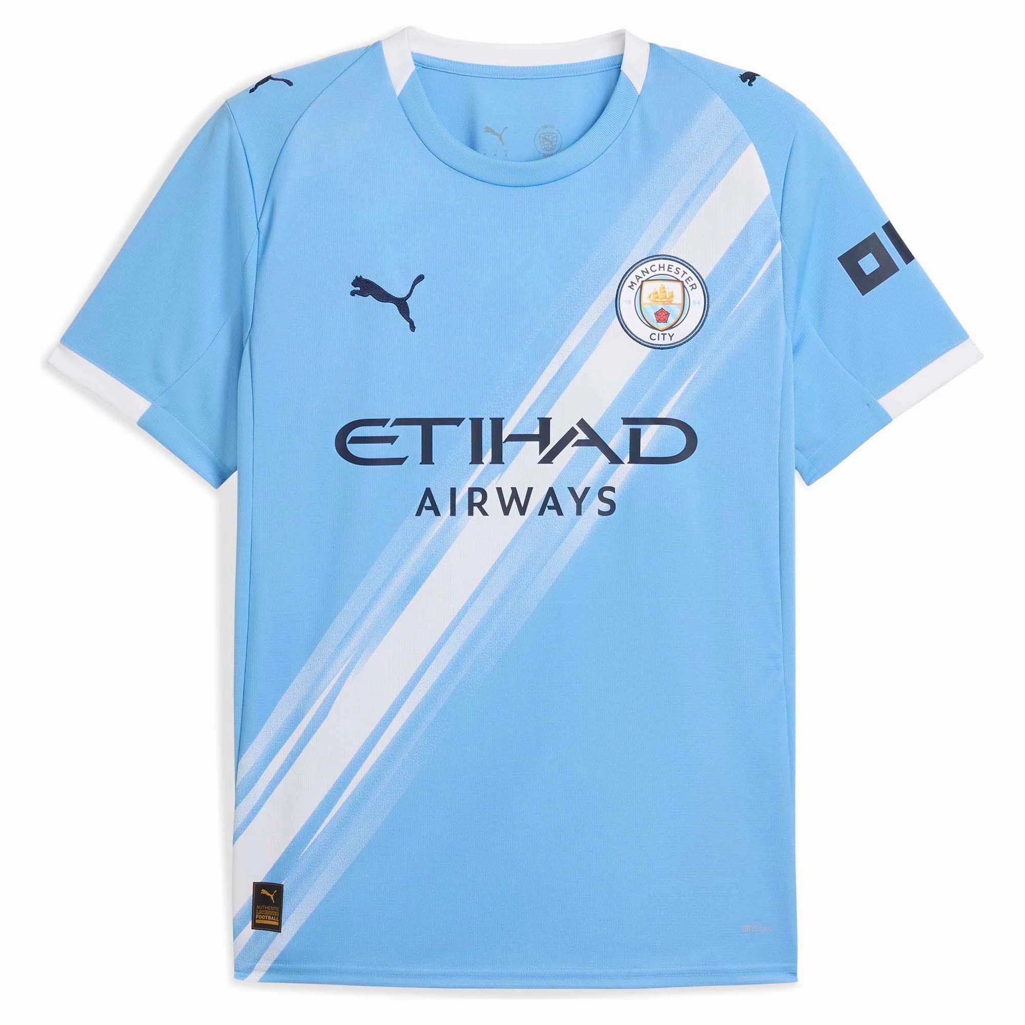 Fashion-conscious Men's Manchester City FC 2025/26 Home Replica Soccer Jersey Wardrobe update