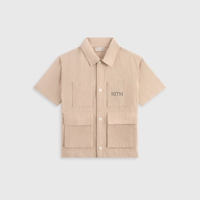 Classic Kith Kids Belmont Utility Shirt - Canvas Meaningful