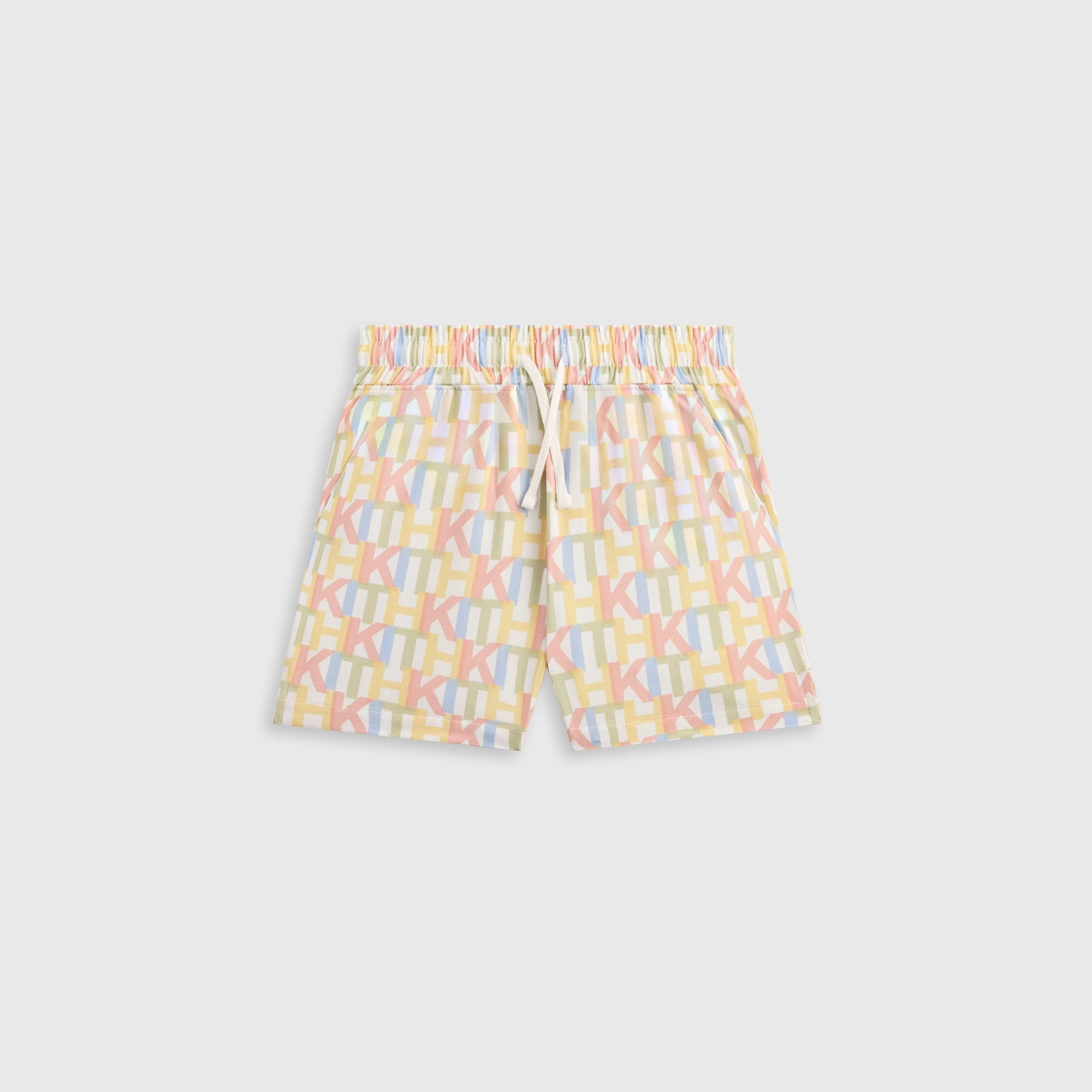 Kith Kids Monogram Thompson Camp Short - Silk Exceptional Long-lasting