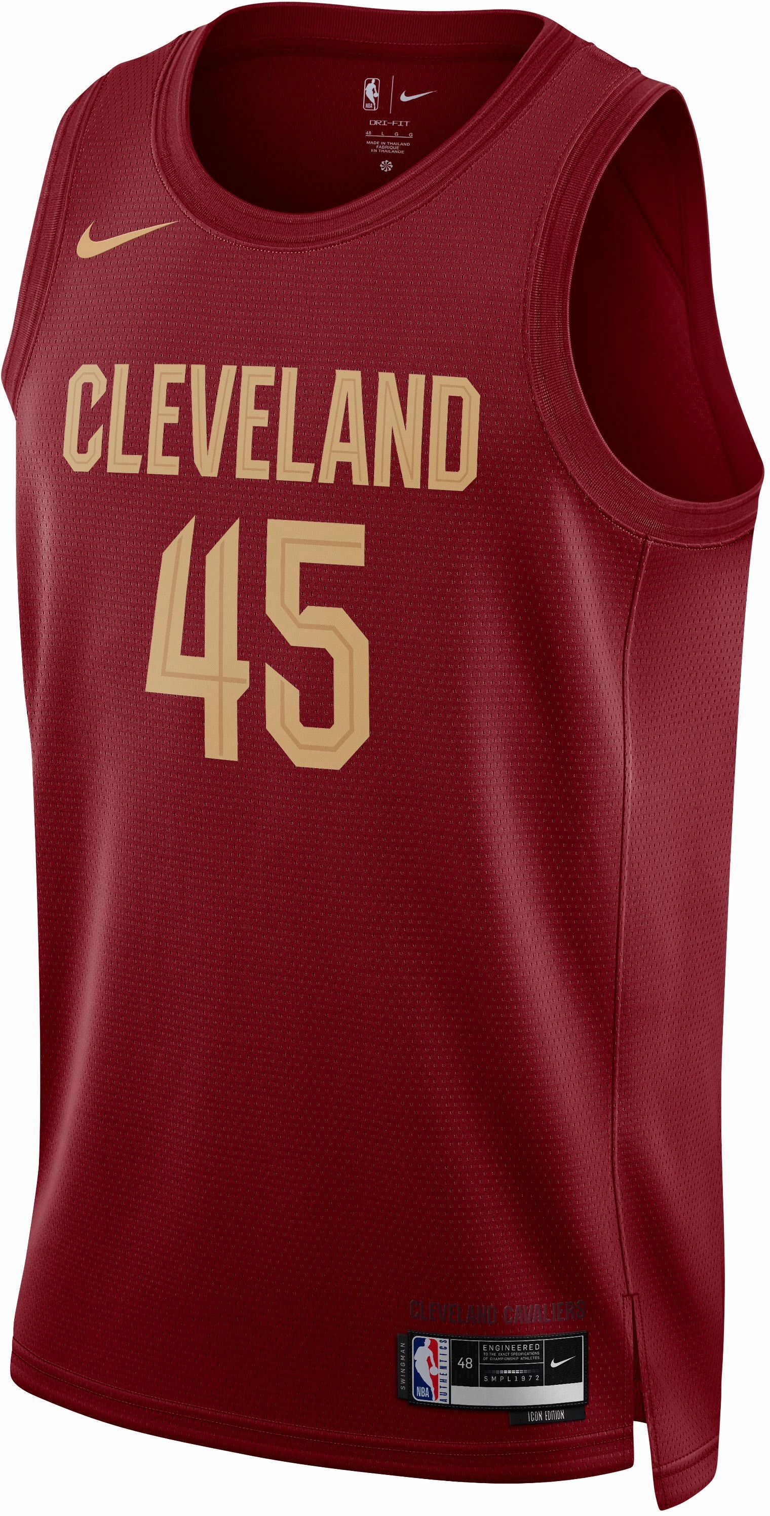 Lightweight Cleveland Cavaliers Icon Edition 222/23 Mens Dri-Fit Nba Swingman Jersey Classic cuts