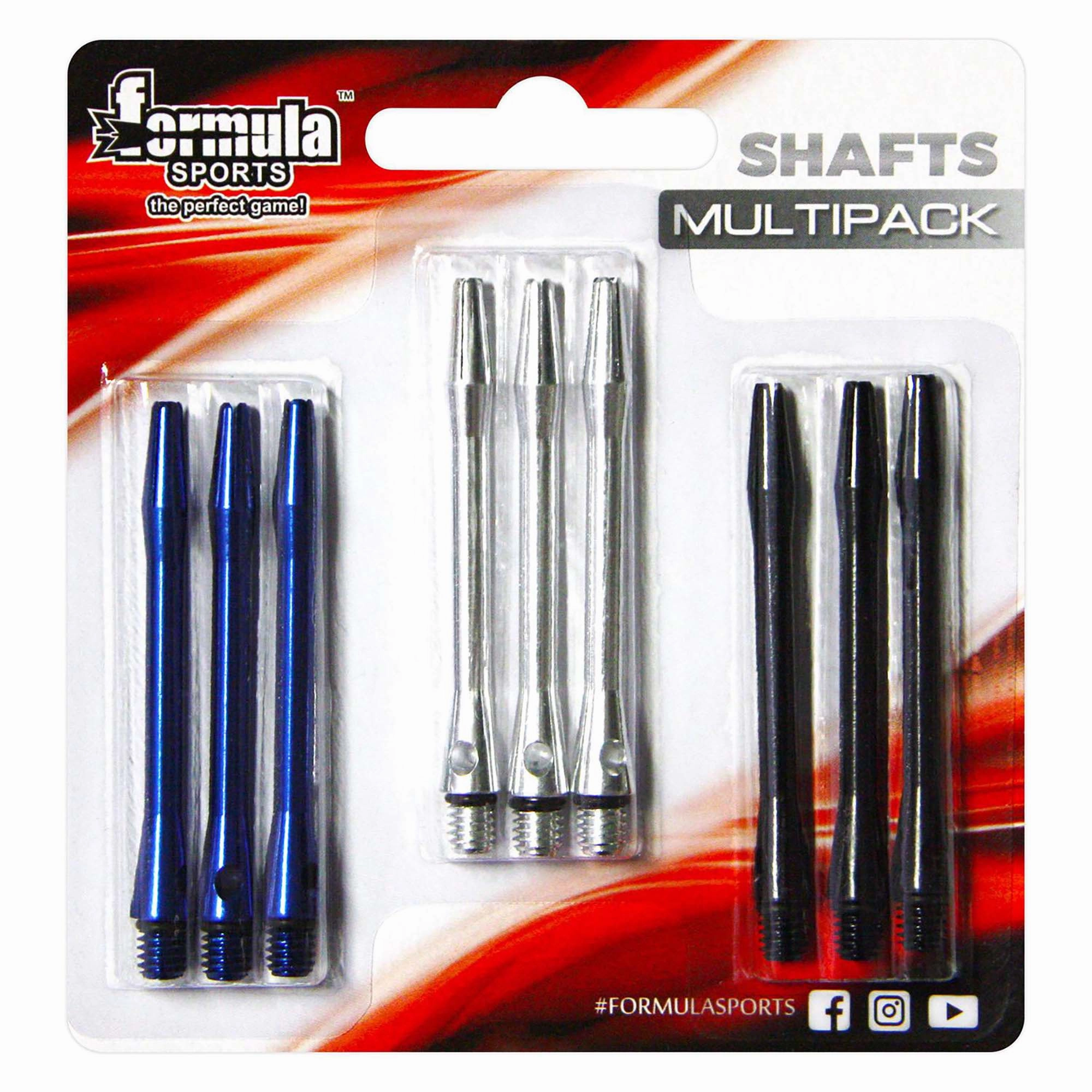 Well-fitted Coloured Alloy Shaft Multipack Expressive