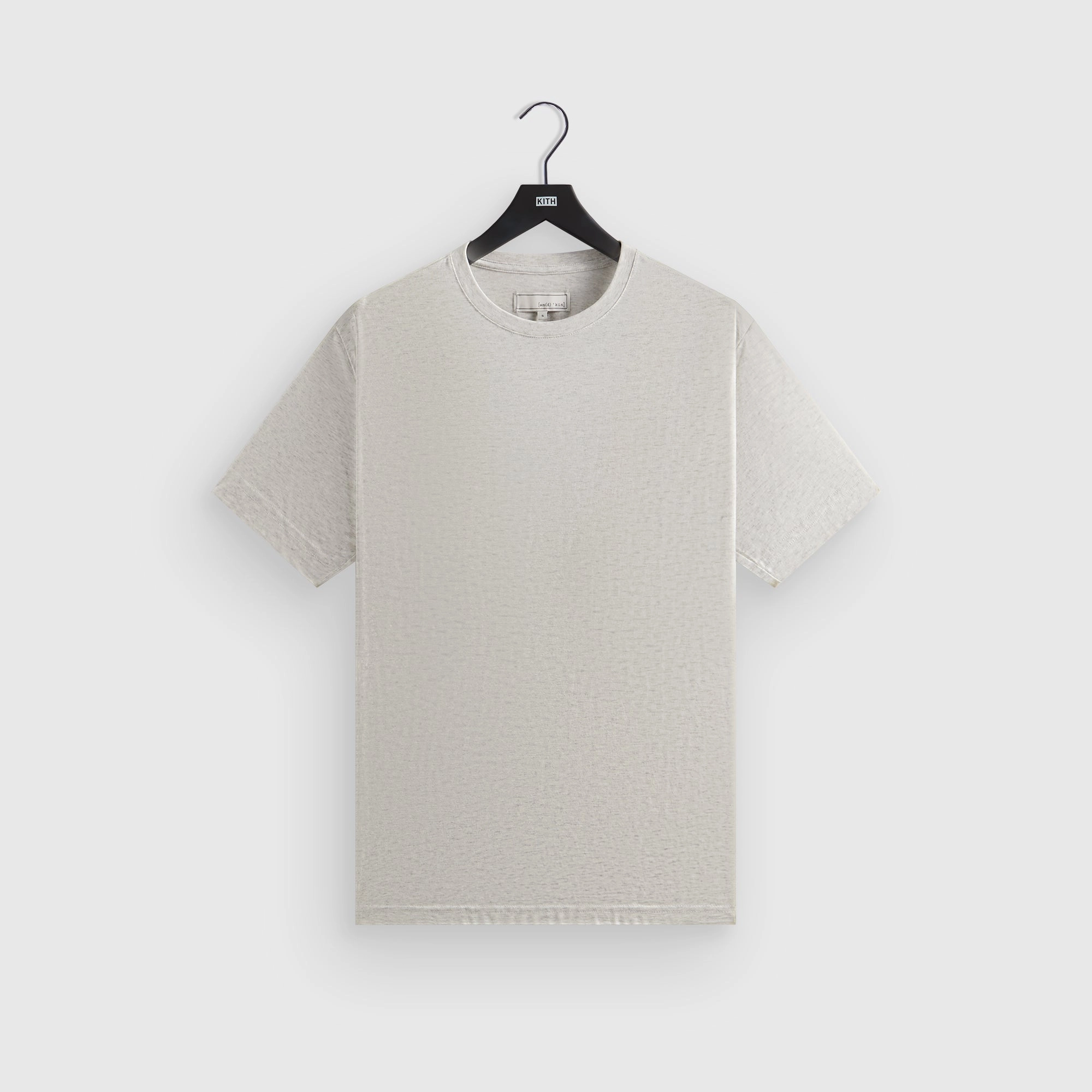 Comfortable &Kin Pima Jersey Short Sleeve Heathrow Tee - Light Heather Grey Attractive