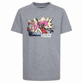 Comfortable fit Junior's Air Jordan Comics Dunk Short Sleeve Tee Fashion tips