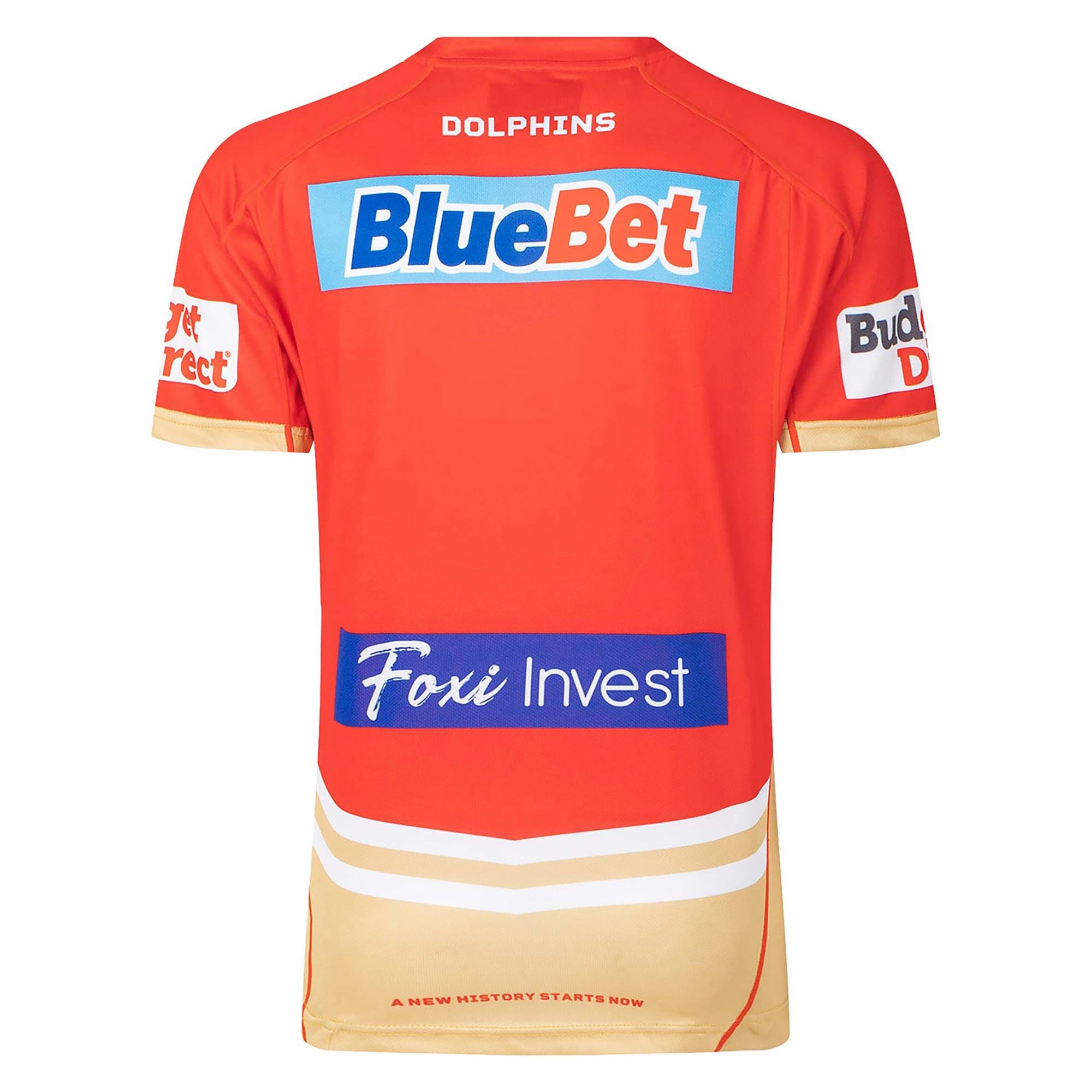 Comfortable fit Men's NRL Redcliffe Dolphins 2023 Home Jersey