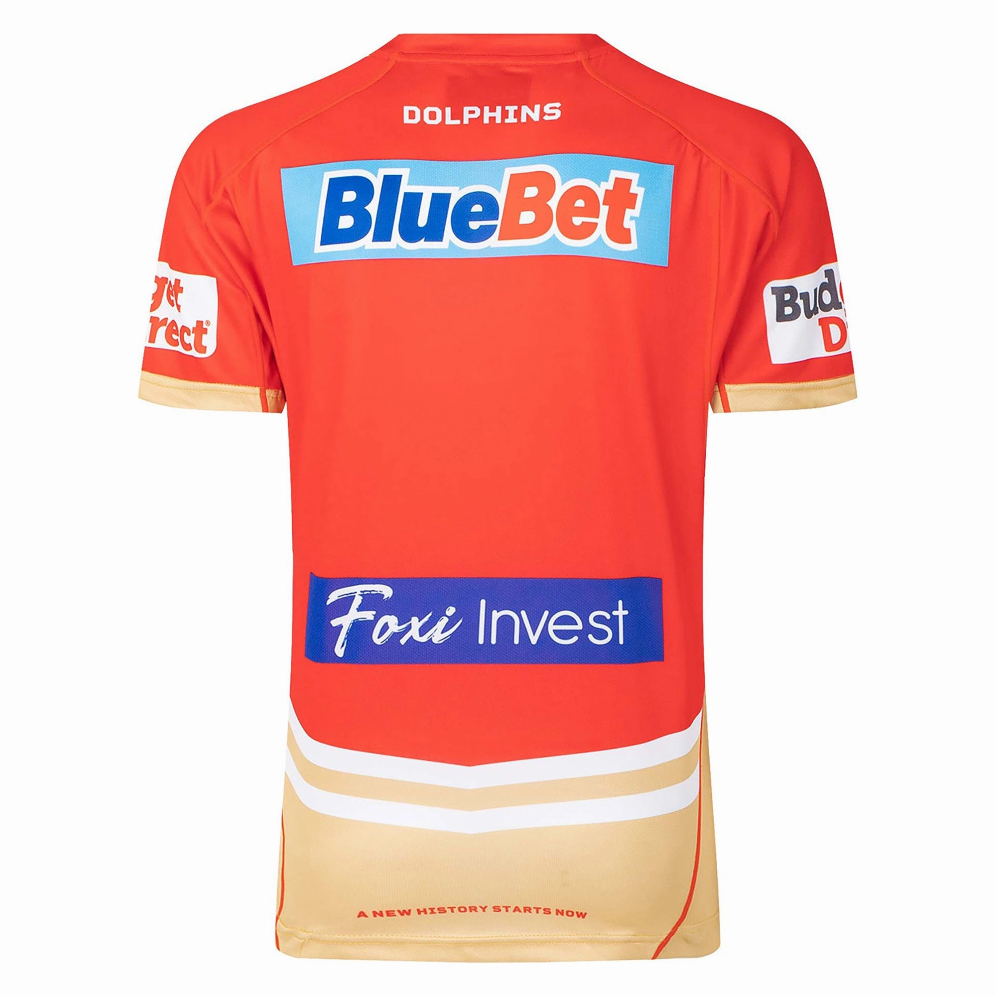 Comfortable fit Men's NRL Redcliffe Dolphins 2023 Home Jersey