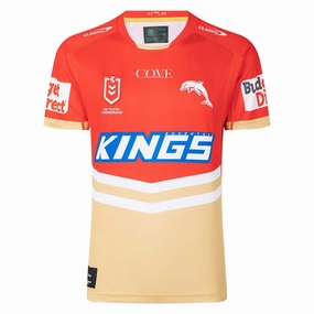 Comfortable fit Men's NRL Redcliffe Dolphins 2023 Home Jersey Retro