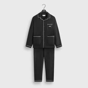 Comfortable Kith Crest Monogram Pajama Set - Black Intentional