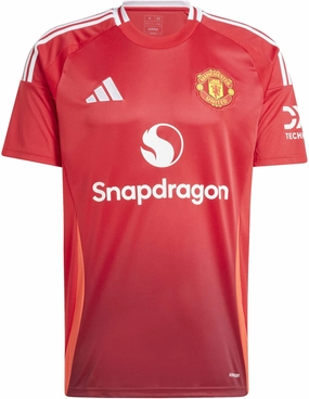 Comfortable Men's Manchester United 2024/25 Home Soccer Jersey Urban style