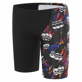 Comfortable wearables Boys Skull Print V Cut Jammer Fashion staple