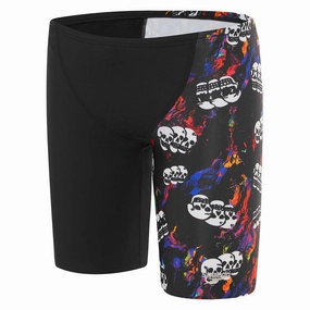 Comfortable wearables Boys Skull Print V Cut Jammer Fashion staple