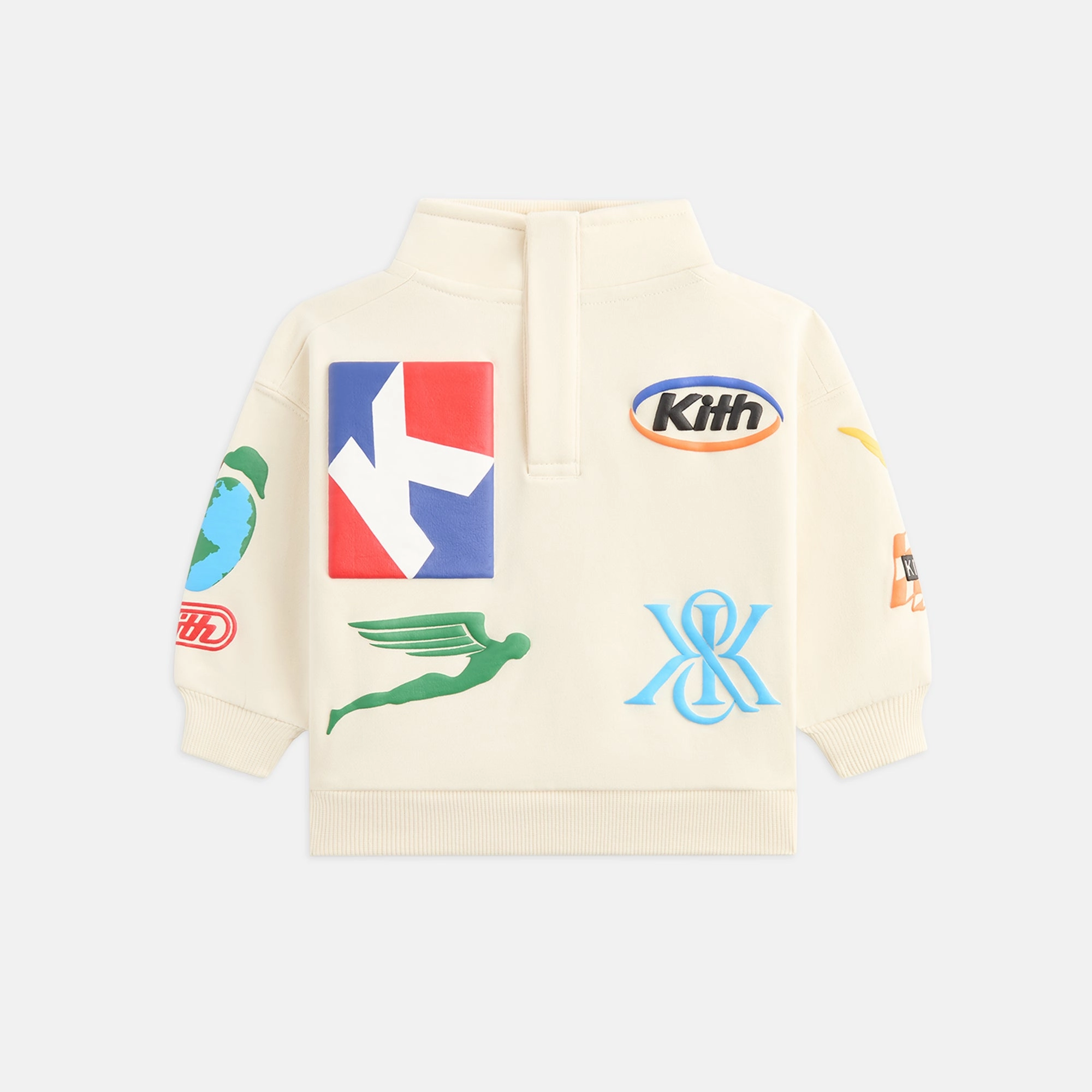 Plush Kith Baby Logo Nelson Rugby - Sandrift Organic
