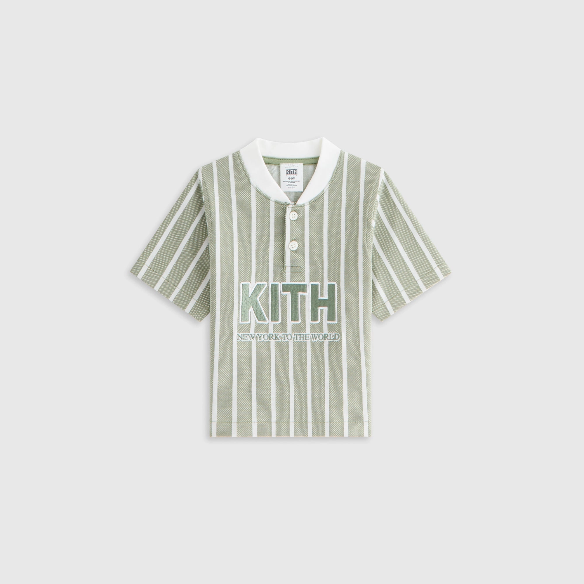 Kith Baby Birdseye Pearson Henley Pullover - Spear Primary Dependable