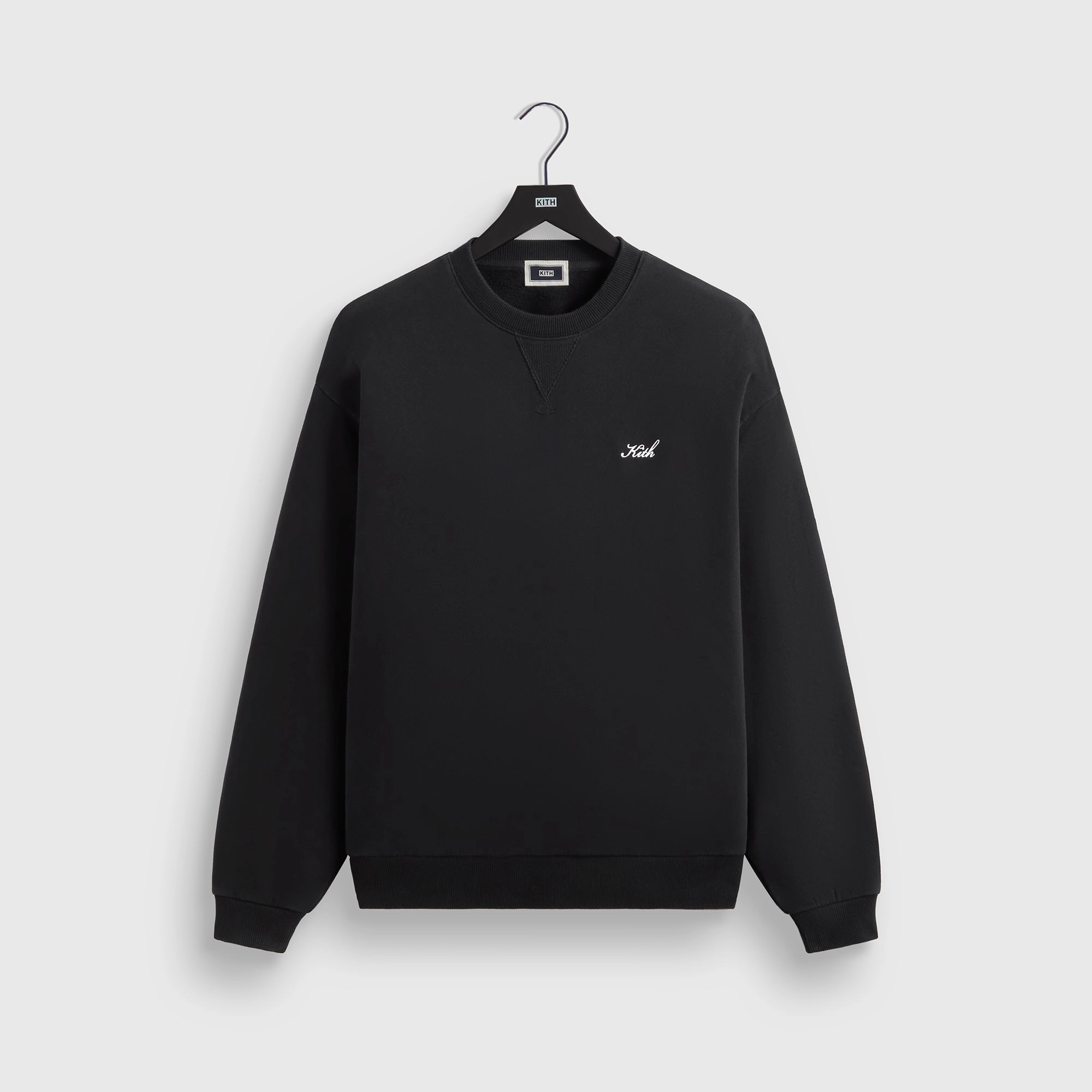 Kith Nelson Crewneck - Black Solid Rare