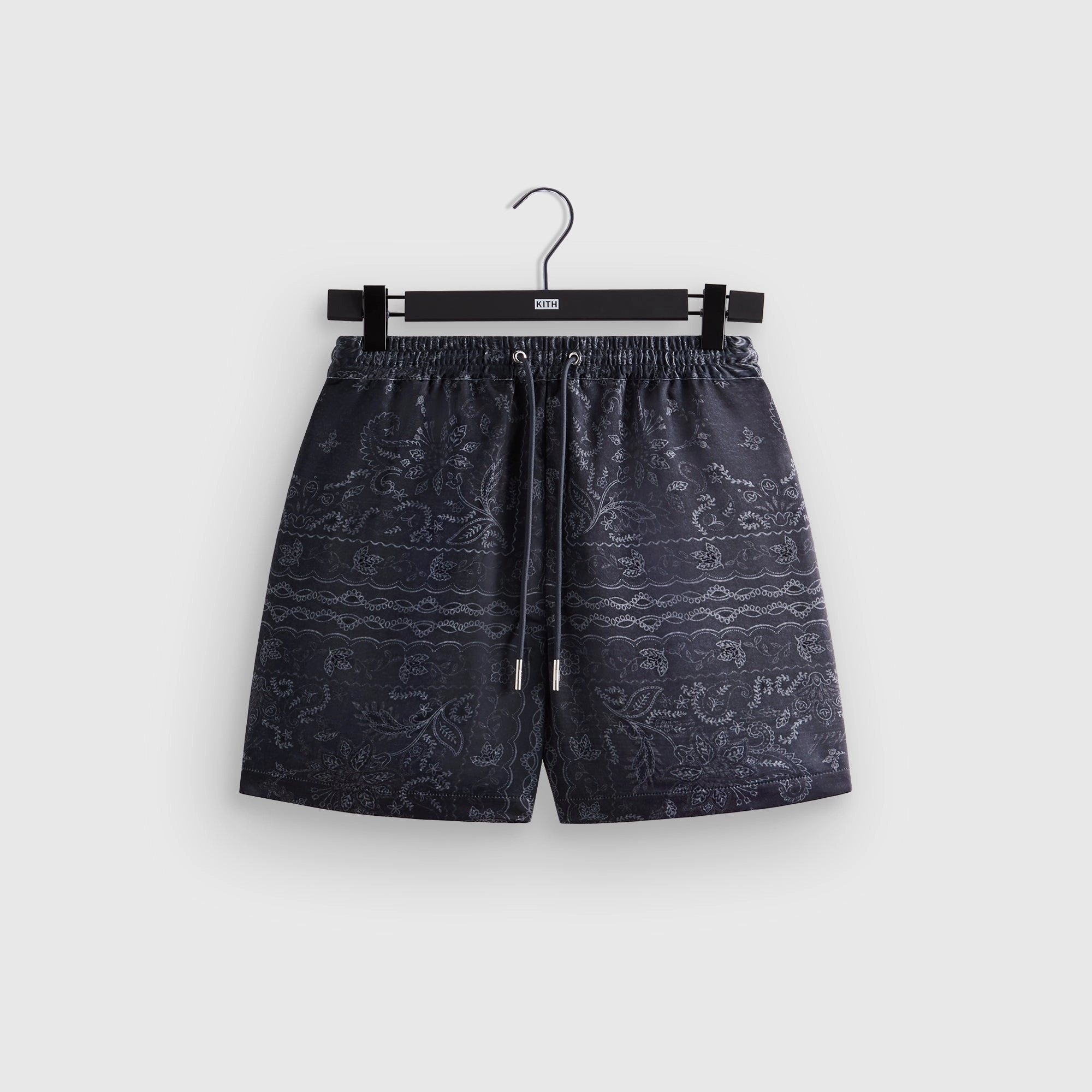 Traditional Kith Panelled Bandana Active Short - Black Convenient