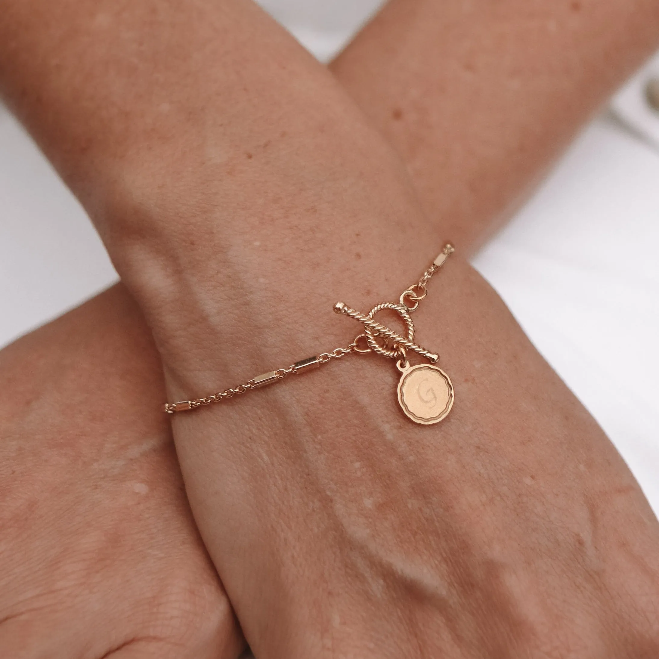 Cora - Stainless Steel Engraved Bracelet