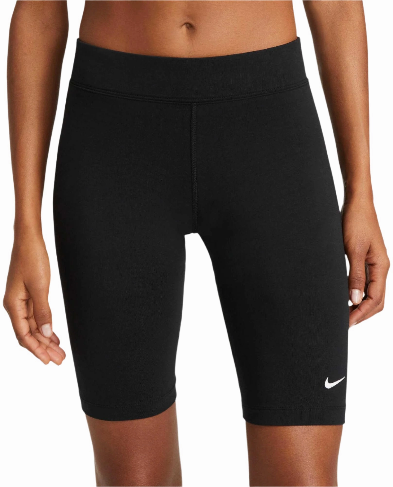 Cozy Women's Sportswear Essential Mid-Rise Biker Shorts Breathable