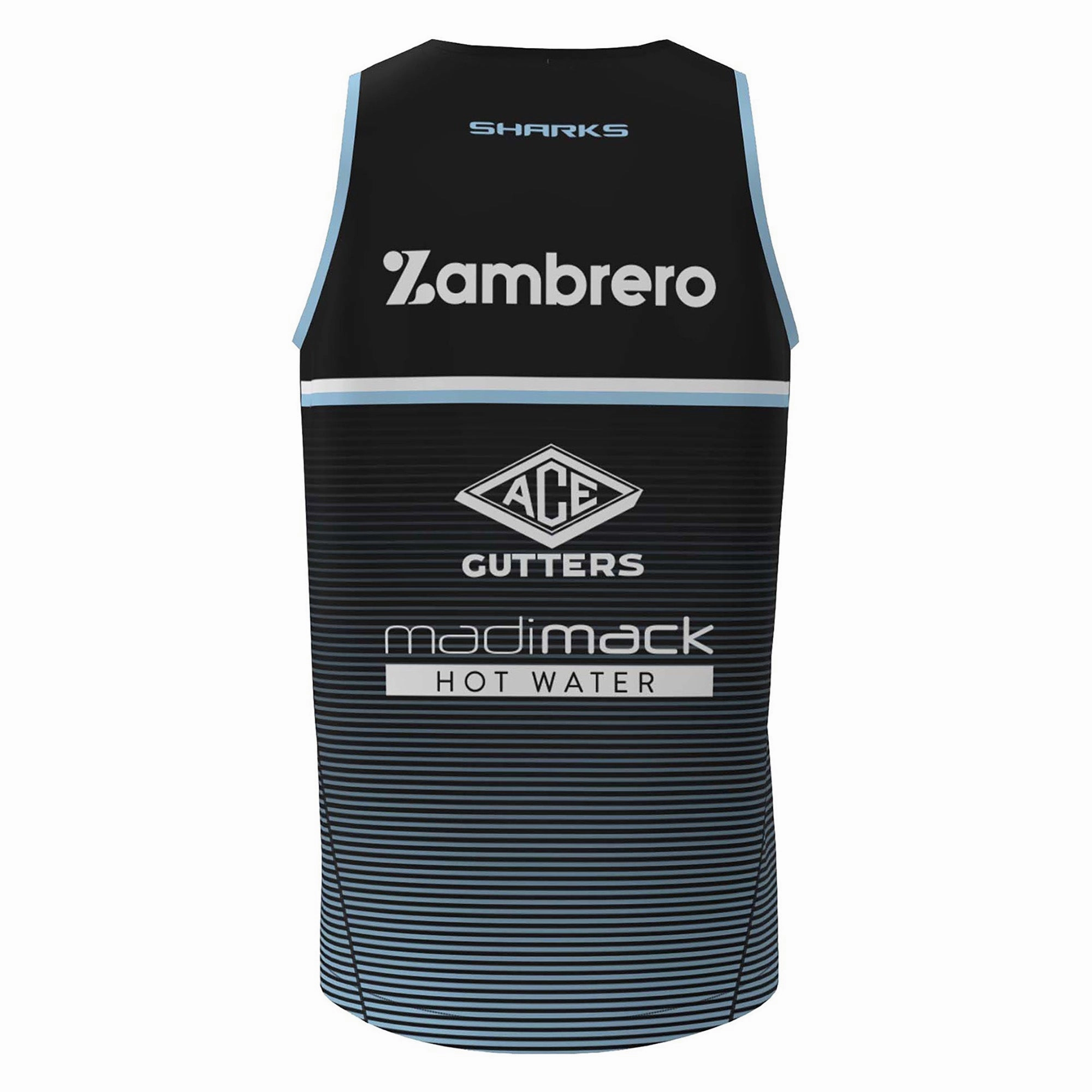 Crafted Men's NRL Cronulla Sharks 2023 Training Singlet