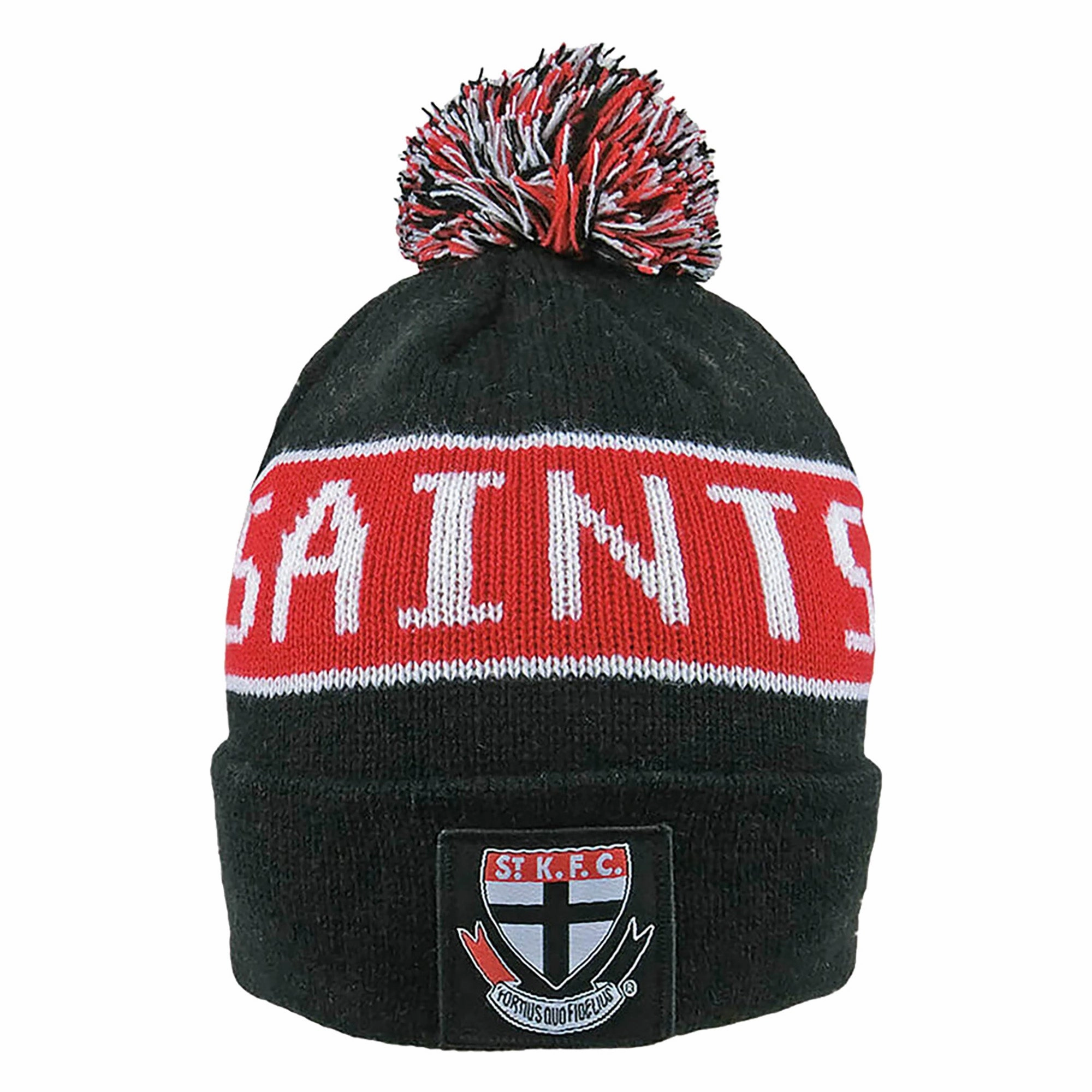 Classic fashion Adult's AFL St Kilda Saints Football Club Bar Beanie Long-lasting