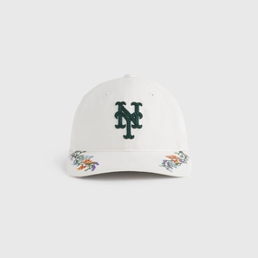 Dapper Kith & '47 for the New York Mets Cupro Linen Franchise LS Cap - Sandrift Authentic