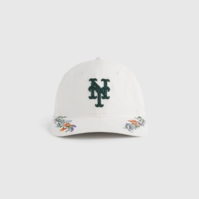 Dapper Kith & '47 for the New York Mets Cupro Linen Franchise LS Cap - Sandrift Authentic