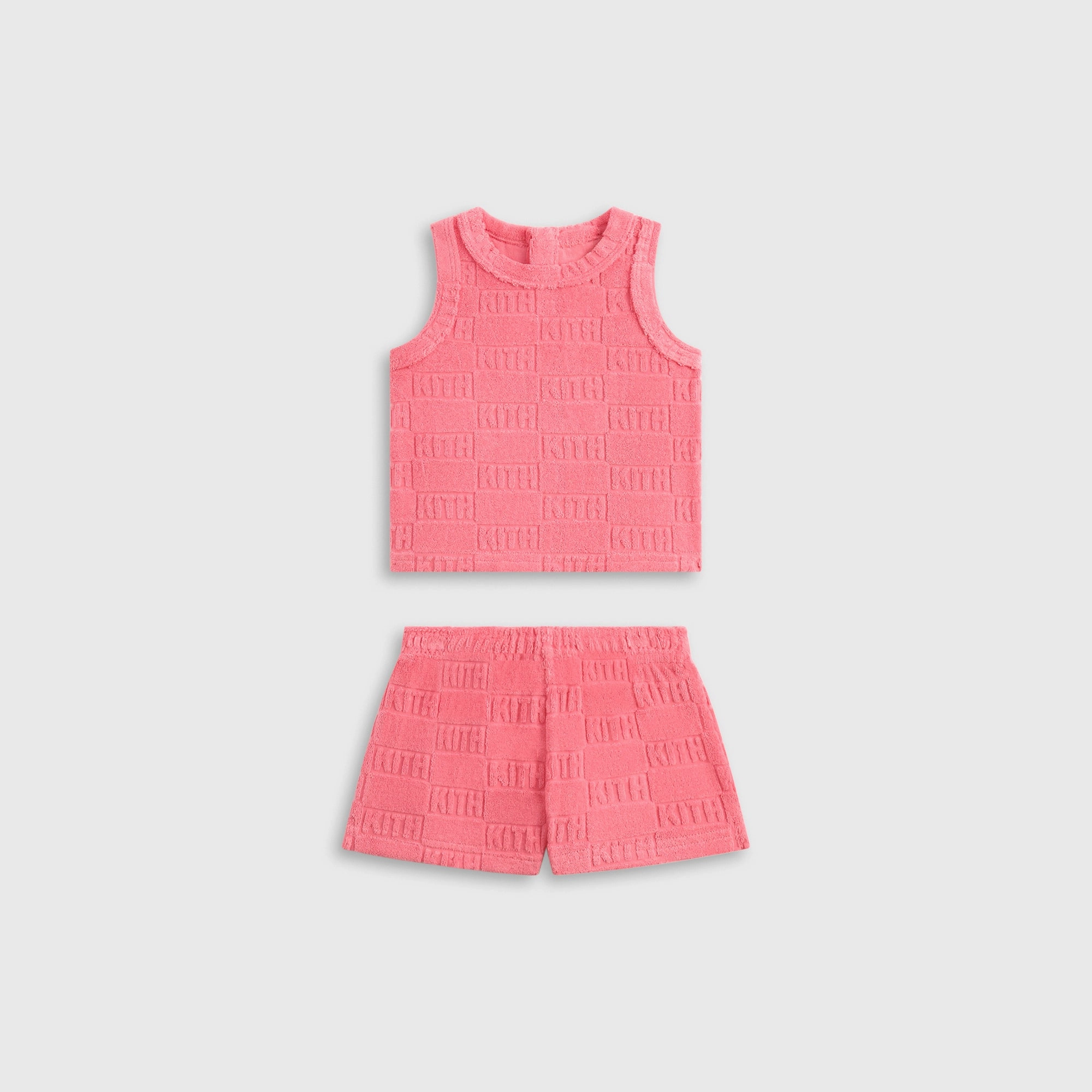 Dapper Kith Baby Monogram Terry Tank Set - Dawn Convenient