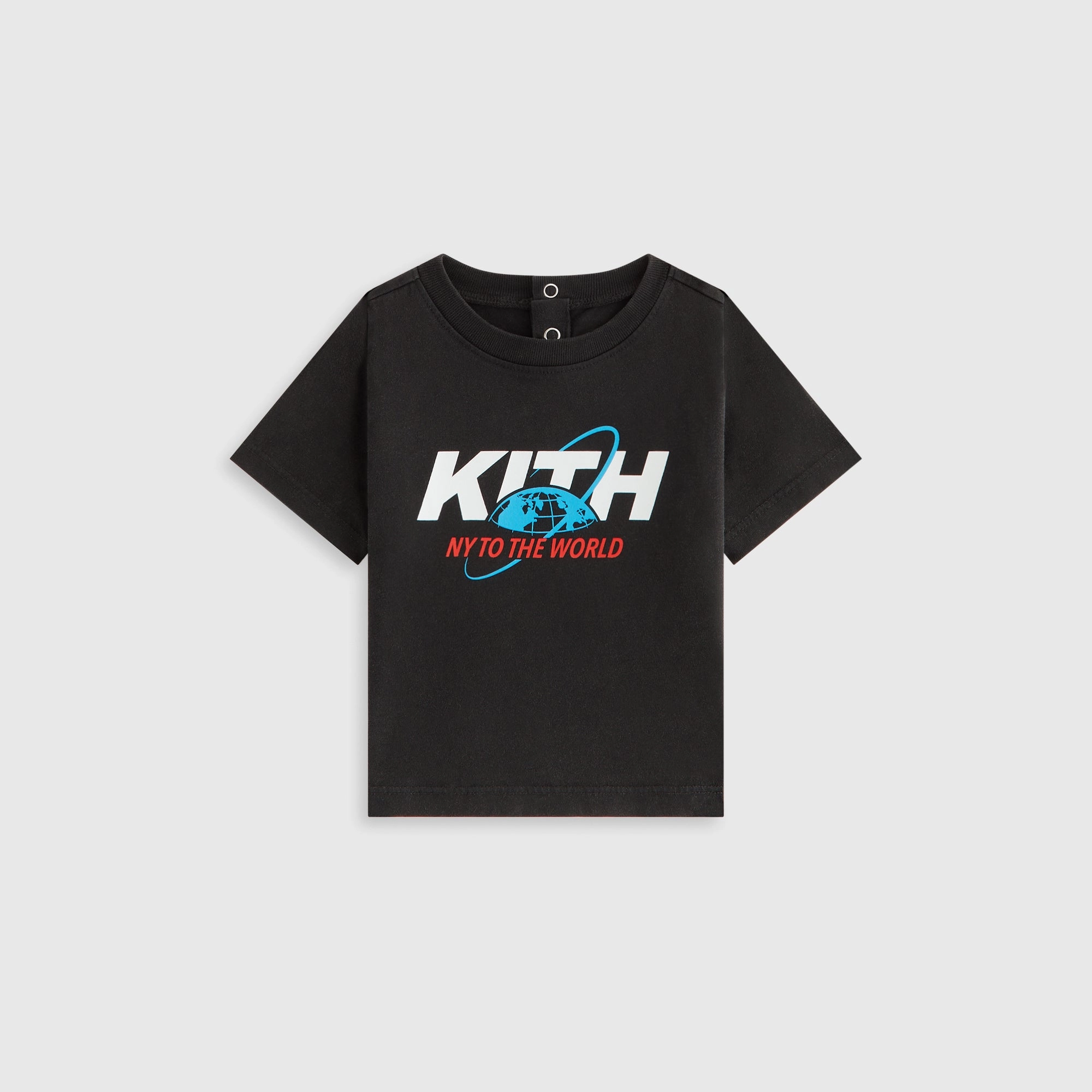 Expertly made Kith Baby New York to the World Unisphere Vintage Tee - Black Desirable