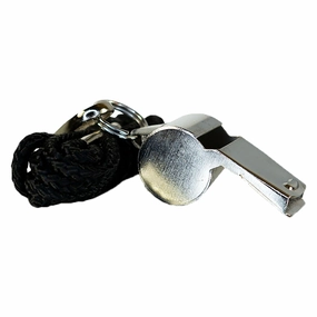 Designer Metal Whistle with Lanyard Bold