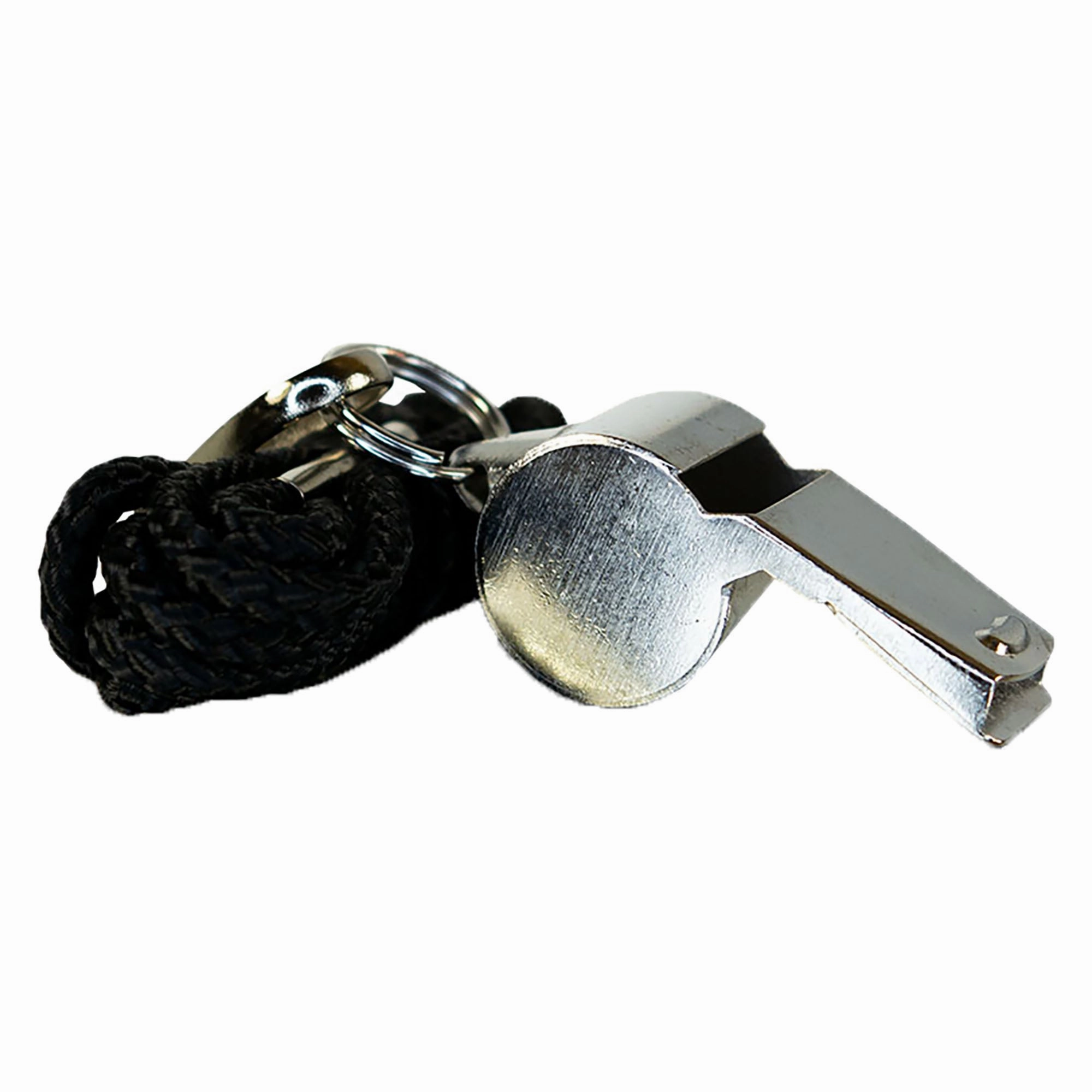Designer Metal Whistle with Lanyard Bold