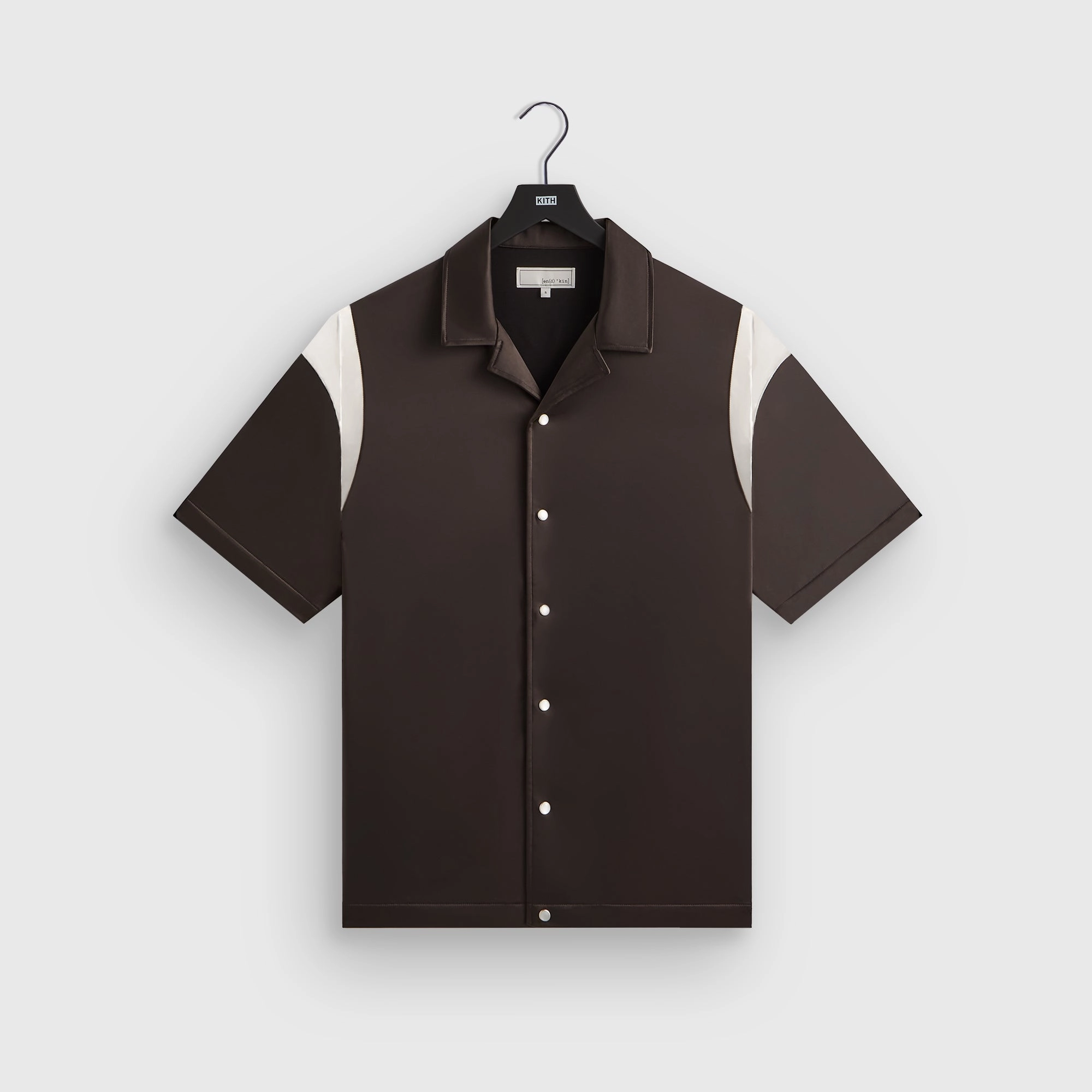 Important &Kin Washed Satin Landon Souvenir Shirt - Kindling Well-designed