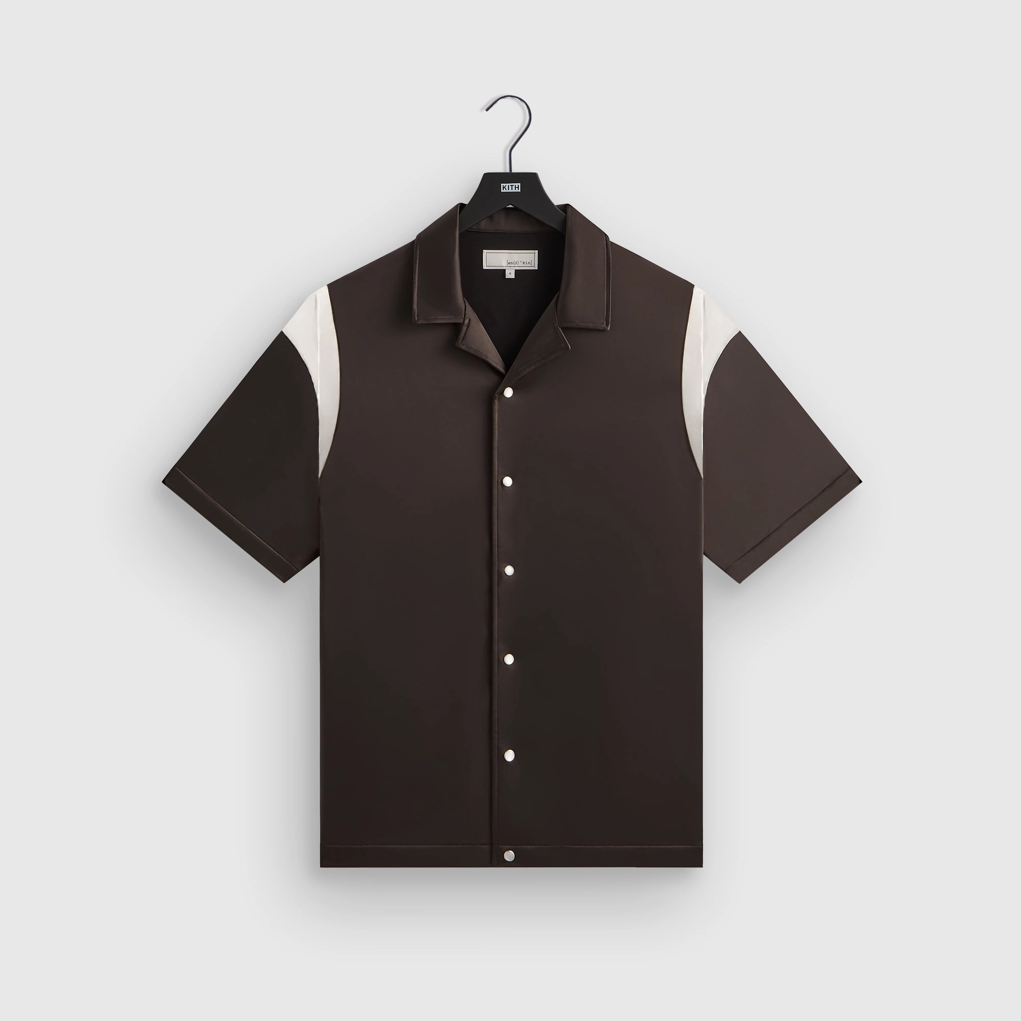 Desirable &Kin Washed Satin Landon Souvenir Shirt - Kindling Contemporary