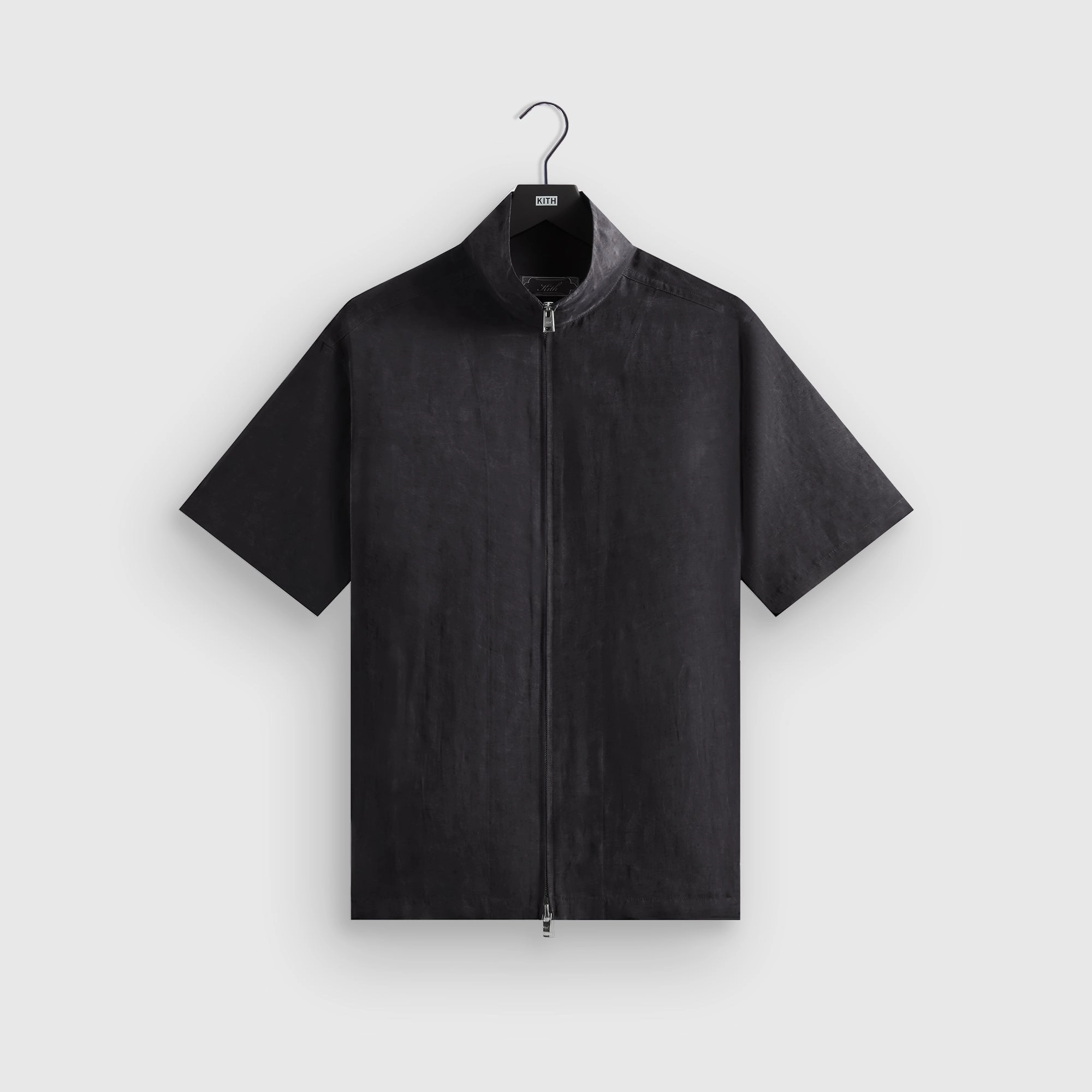 Creative Kith Colton Zip Up Shirt - Black Well-liked