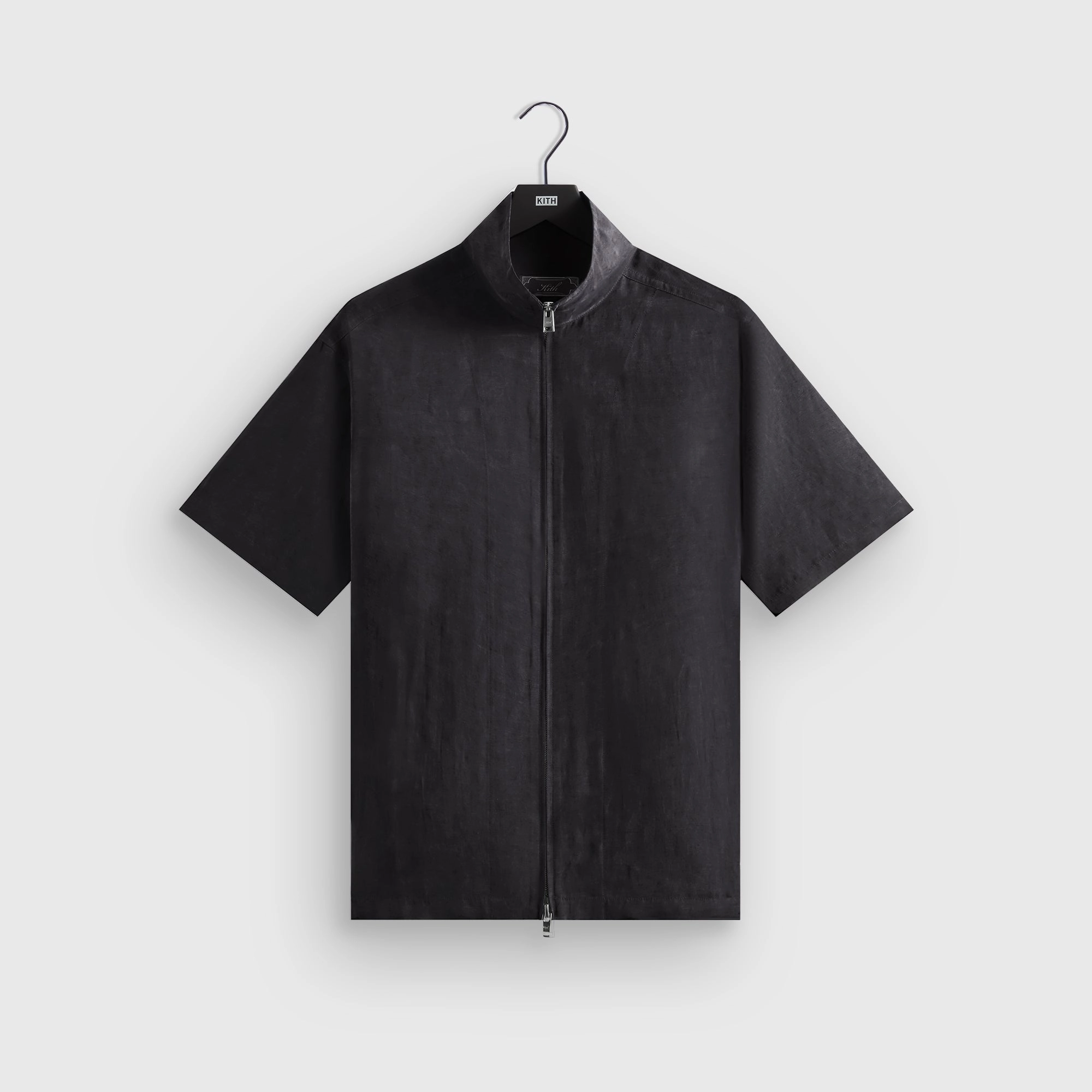 Kith Colton Zip Up Shirt - Black Adored Comfortable
