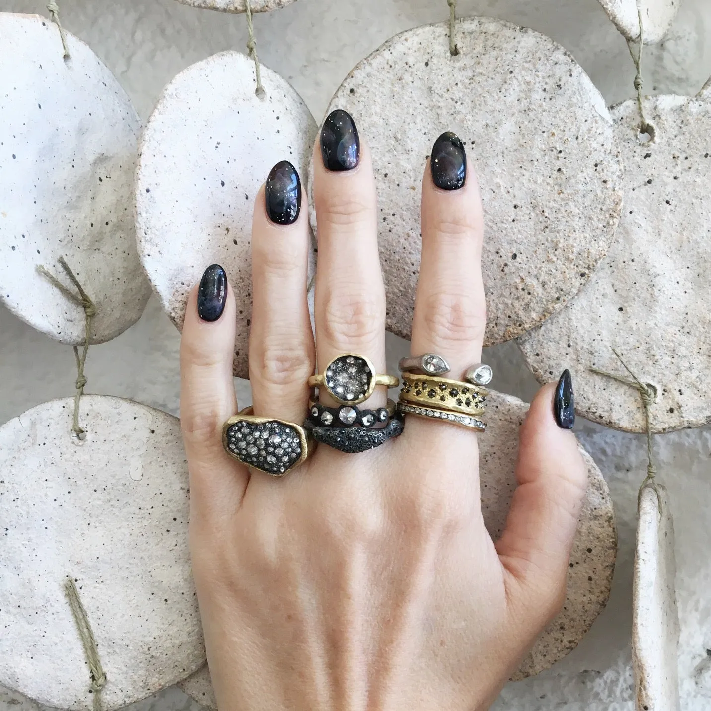 Diamond Crater Ring