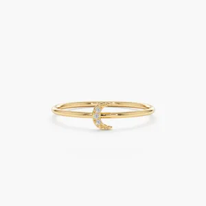 Diamond Crescent Ring, Luna