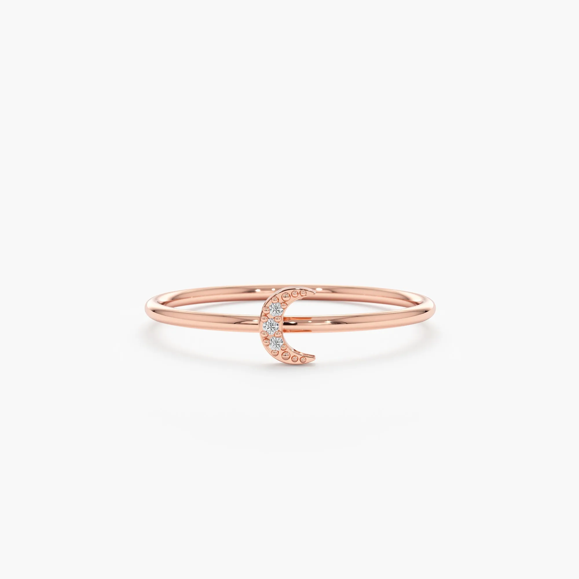 Diamond Crescent Ring, Luna