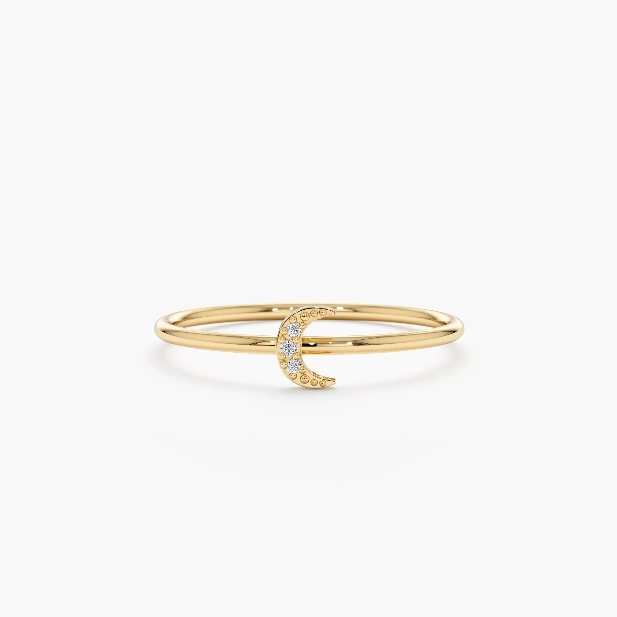 Diamond Crescent Ring, Luna