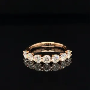 Diamond  Eternity Wedding Anniversary Ring in 18k Rose Gold - #531 - RGDIA669896