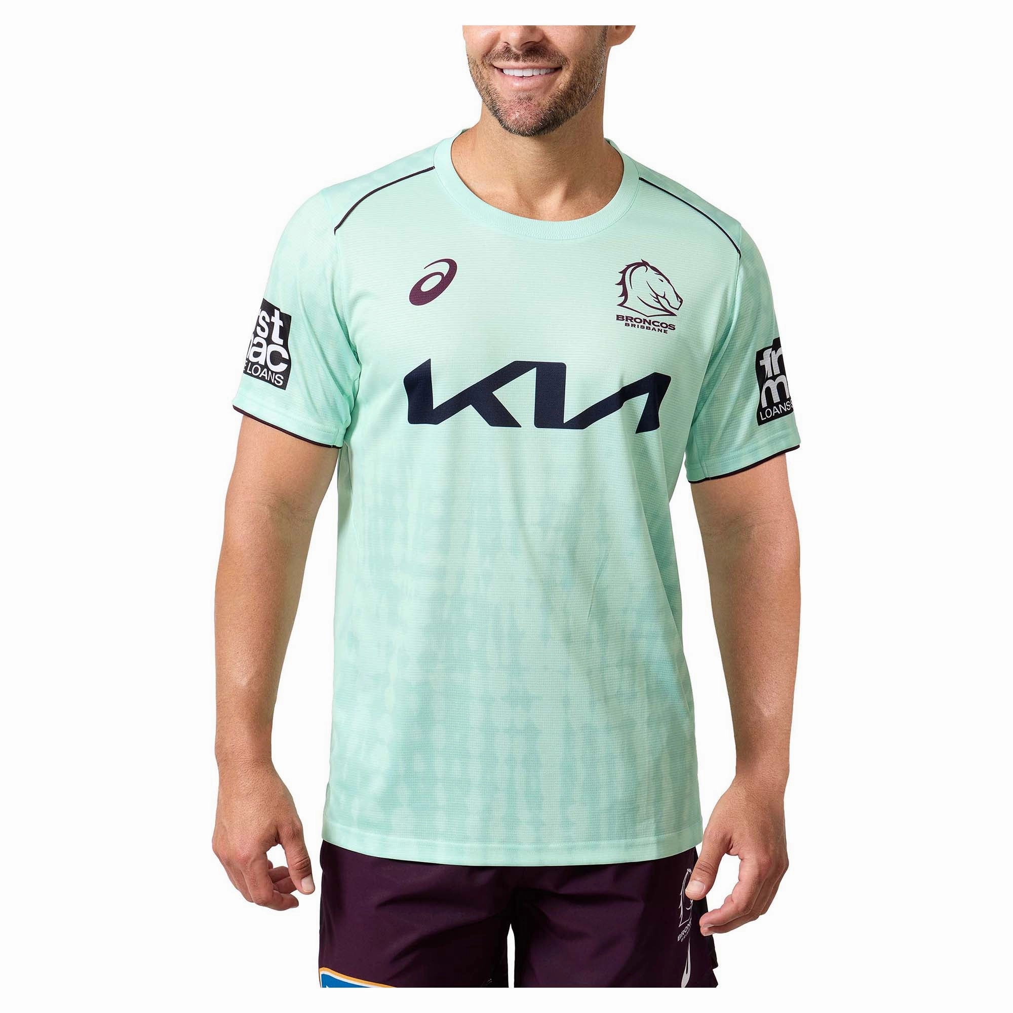 Men's NRL Brisbane Broncos 2025 Training Tee Classic Premium fashion